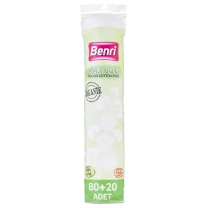 Benri Organic Makeup Cleansing Cotton 80+20 Pieces