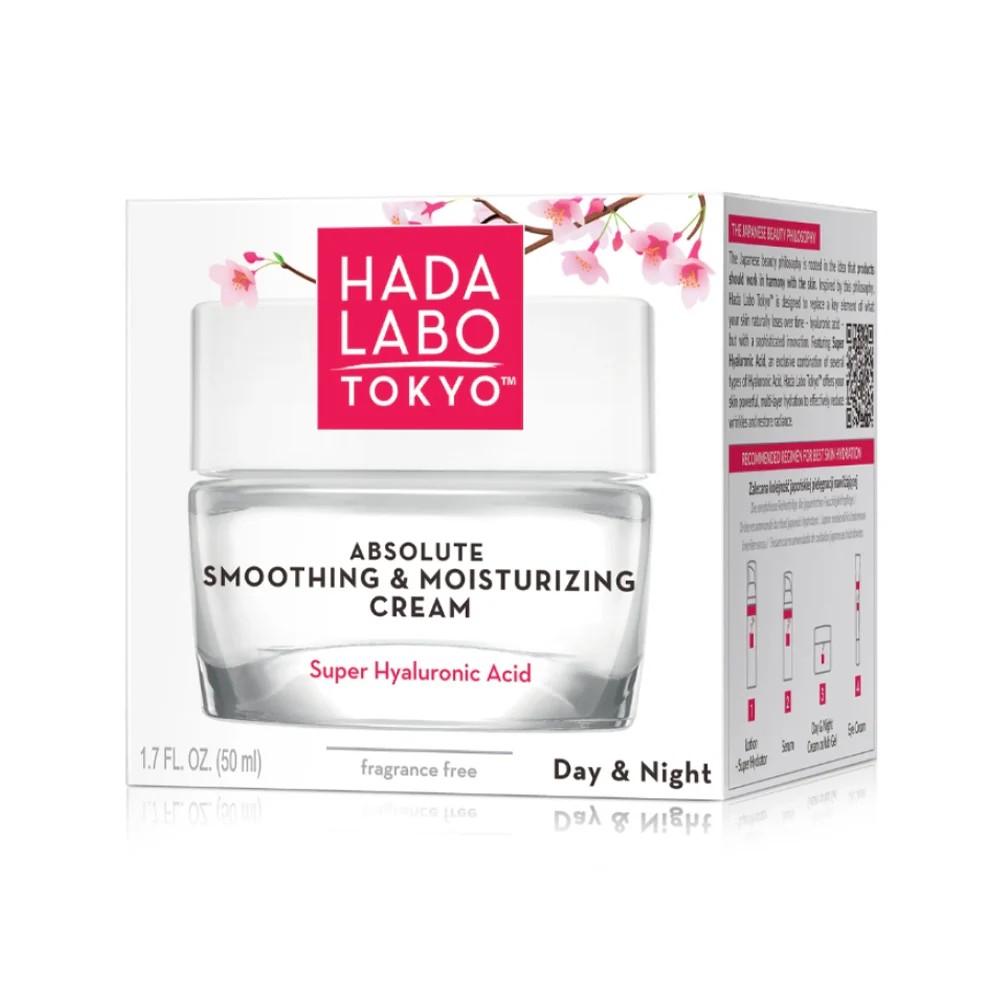 Hada Labo Tokyo Smoothing And Moisturizing Day and Night Cream 50 ml