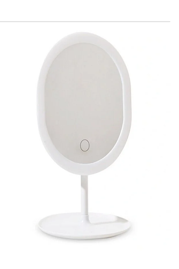 Excavations Makeup Mirror Round Led