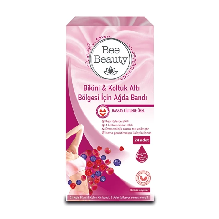 Bee Beauty Bikini Armpit Under Wax Band Stubborn Tight 24pcs