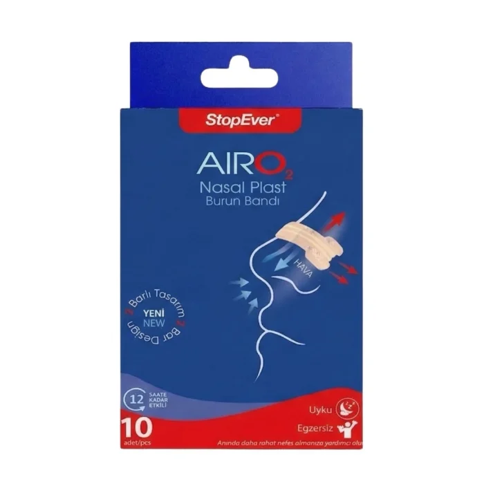 StopEver Nasal Plast Nose Plaster 10 (Big Size)